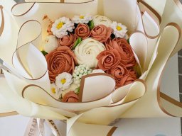 Bánh kem trang trí bông hoa đẹp