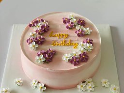 Bánh kem trang trí bông hoa đẹp