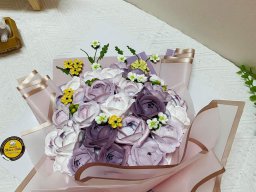 Bánh kem trang trí bông hoa đẹp