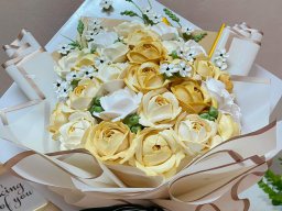 Bánh kem trang trí bông hoa đẹp