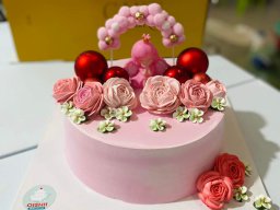 Bánh kem trang trí bông hoa đẹp