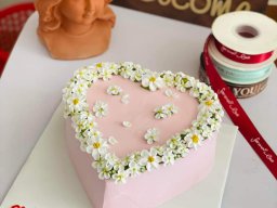 Bánh kem trang trí bông hoa đẹp