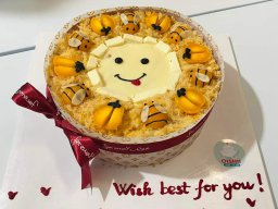 Bánh kem bông lan trứng muối