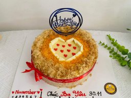 Bánh kem bông lan trứng muối