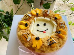 Bánh kem bông lan trứng muối