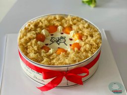 Bánh kem bông lan trứng muối