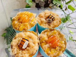 Bánh kem bông lan trứng muối