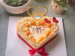 Bánh kem bông lan trứng muối